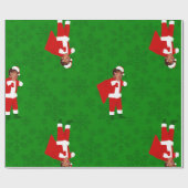 サンタドナルドの醜いクリスマス ラッピングペーパー (フラット)