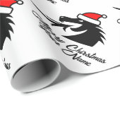 サンタドラゴンカスタムクリスマスラッピング紙 ラッピングペーパー (ロールコーナー)