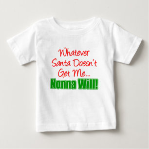 サンタドーズンノンナウィル ベビーTシャツ