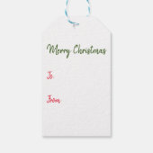 サンタドードルドッグ ギフトタグ (裏面)