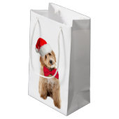 サンタドードルドッグ スモールペーパーバッグ (裏面アングル)