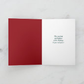 サンタドールとガールズヴィンテージクリスマスカード シーズンカード (内部)