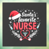 サンタナースお気に入りのクリスマス看護 ウィンドウサイン (シート3)