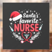 サンタナースお気に入りのクリスマス看護 ウィンドウサイン (シート2)