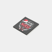 サンタナースお気に入りのクリスマス看護 ポストイット (アングル)