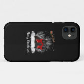 サンタニューファンドランド夫婦メリークリスマスドッグギフト Case-Mate iPhoneケース (裏面(横))