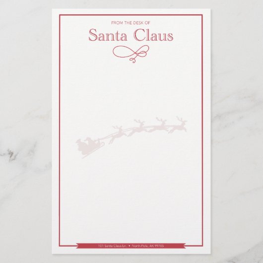 サンタニースからの手紙空白の (正面)