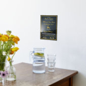 サンタニース公式ニース証明書箔プリント 箔ポスター (レイダウン (キッチン))