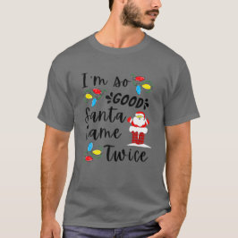 サンタニ来ュース大人のプンファミリークリスマスパーティー Tシャツ