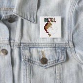 サンタノエルホリデーTシャツとギフト 缶バッジ (インサイチュ)