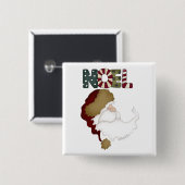 サンタノエルホリデーTシャツとギフト 缶バッジ (正面&裏面)