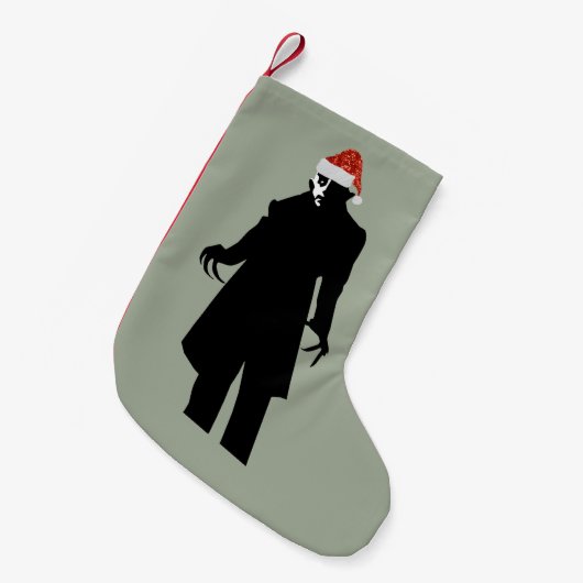 サンタノスフェラトゥクリスマスクリスマスストッキング スモールクリスマスストッキング (正面 (吊り時))