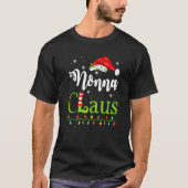 サンタノナクロースクリスマスマッチングファミリー Tシャツ (正面)