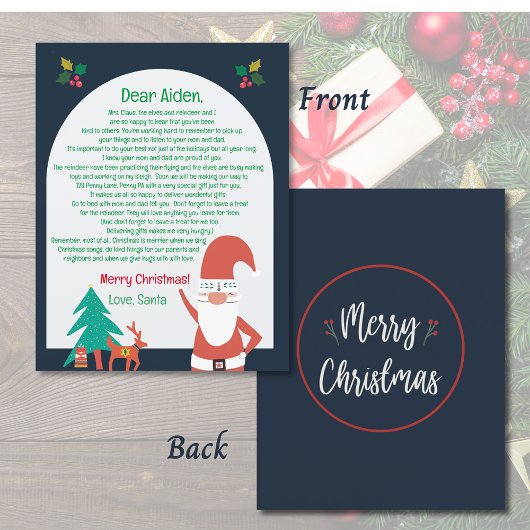 サンタノルディックメリークリスマスからの手紙