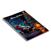 サンタノースポールクリスマスライトファンタジー ノートブック (右側)