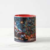 サンタノースポールクリスマスライトファンタジー マグカップ (中央)