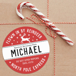 サンタノースポールトナ表現リークリスマス ラウンドシール