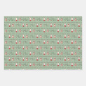 サンタノースポールラッピング紙シート ラッピングペーパーシート (正面2)