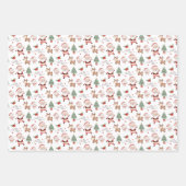 サンタノースポールラッピング紙シート ラッピングペーパーシート (正面3)