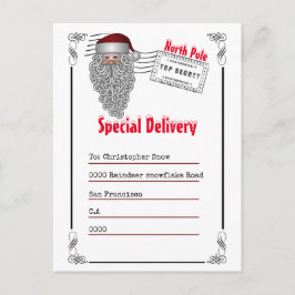 サンタノース・ポールから子どもへの手紙 ポストカード