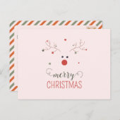 サンタノース・ポールへのかわいいクリスマスレター シーズンポストカード (正面/裏面)