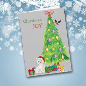 サンタハウェスティアンドホリデーツリー シーズンカード