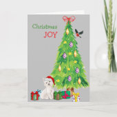 サンタハウェスティアンドホリデーツリー シーズンカード (正面)