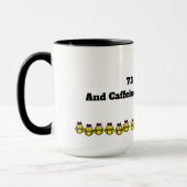 サンタハギングラジオクリスマスマグカップ マグカップ (左)