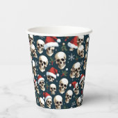 サンタハッおもしろいツのクリスマススカル 紙コップ (裏面)