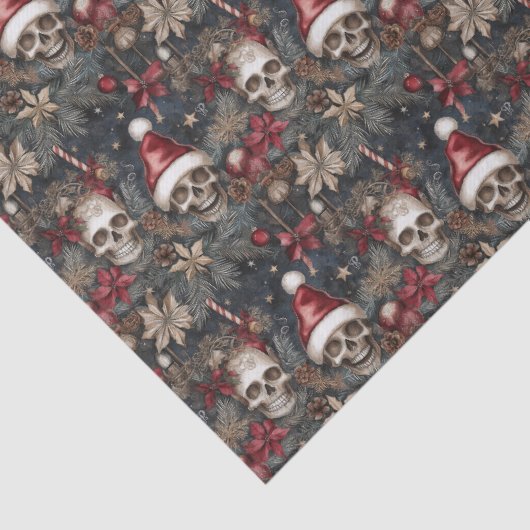 サンタハッすてきツクリスマスのゴシックスカル 薄葉紙 (詳細)