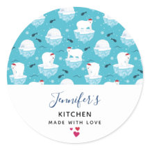 サンタハッツの可愛いホッキョクグマChristmas Kitchen