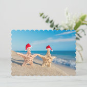 サンタハッツの海の星カップル歩くアットビーチ シーズンカード (スタンド正面)