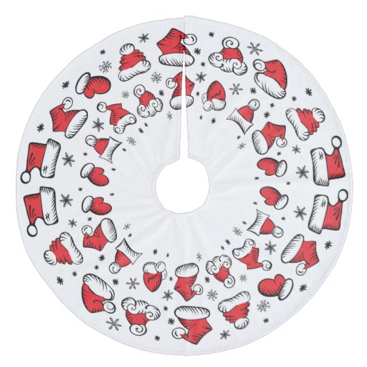 サンタハッツ フリース ツリースカート (正面)