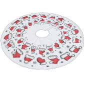 サンタハッツ フリース ツリースカート (アングル)