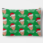 サンタハットで切り札 – クリスマスを再素晴らし作 アクセサリーポーチ (裏面)