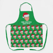 サンタハットで切り札 – クリスマスを再素晴らし作 エプロン (正面)