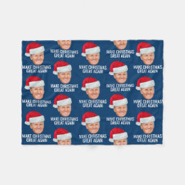 サンタハットで切り札 – クリスマスを再素晴らし作 フリースブランケット