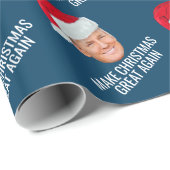 サンタハットで切り札 – クリスマスを再素晴らし作 ラッピングペーパー (ロールコーナー)