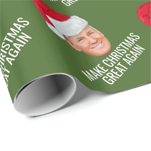 サンタハットで切り札 – クリスマスを再素晴らし作 ラッピングペーパー (ロールコーナー)