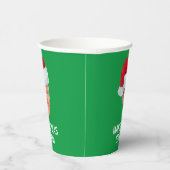 サンタハットで切り札 – クリスマスを再素晴らし作 紙コップ (右)