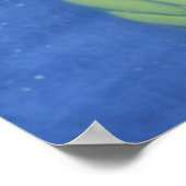 サンタハットで愛らしいフクロウ ポスター (角)