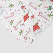 サンタハットとキャンディーキャン 薄葉紙 (詳細)