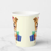 サンタハットとギフトが楽しめる可愛いパップ 紙コップ (右)