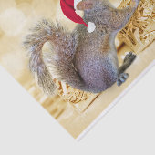 サンタハットとギフトのメリークリスマスリス 薄葉紙 (詳細)