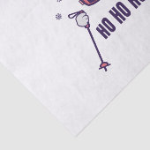 サンタハットとスキーポールSでサンタラビットをスキー 薄葉紙 (詳細)