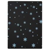 サンタハットとメリークリスマスホース クリップボード (裏面)