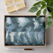 サンタハットと可愛い漫画キリン&雪だるま 薄葉紙 (ギフト)