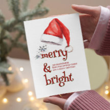 サンタハットと雪メリー片と明るい