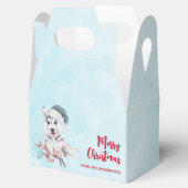 サンタハットに住むクリスマスハスキー犬 フェイバーボックス (オープン)