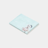 サンタハットに住むクリスマスハスキー犬 ポストイット (アングル)